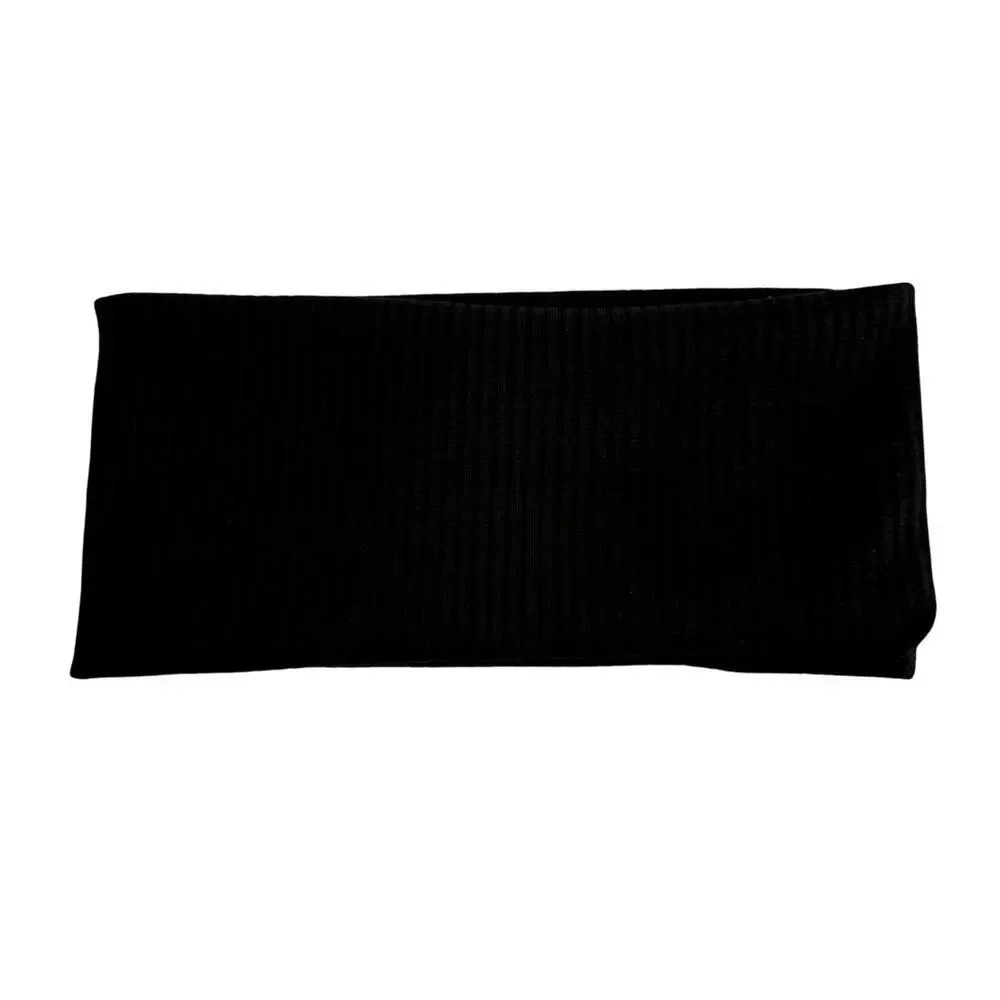 Ribbed Elastic Band Headband in Black​​